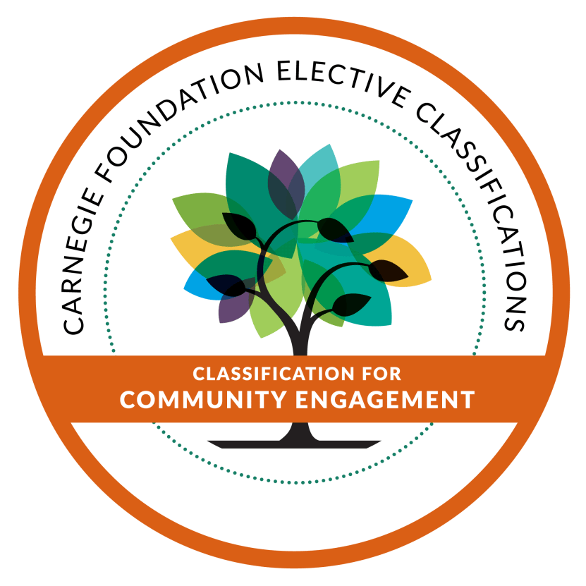 badge for the Carnegie Foundation Elective Classification for Community Engagement